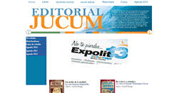 Desktop Screenshot of editorialjucum.com