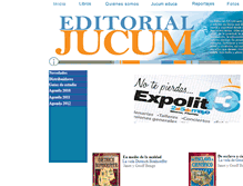 Tablet Screenshot of editorialjucum.com